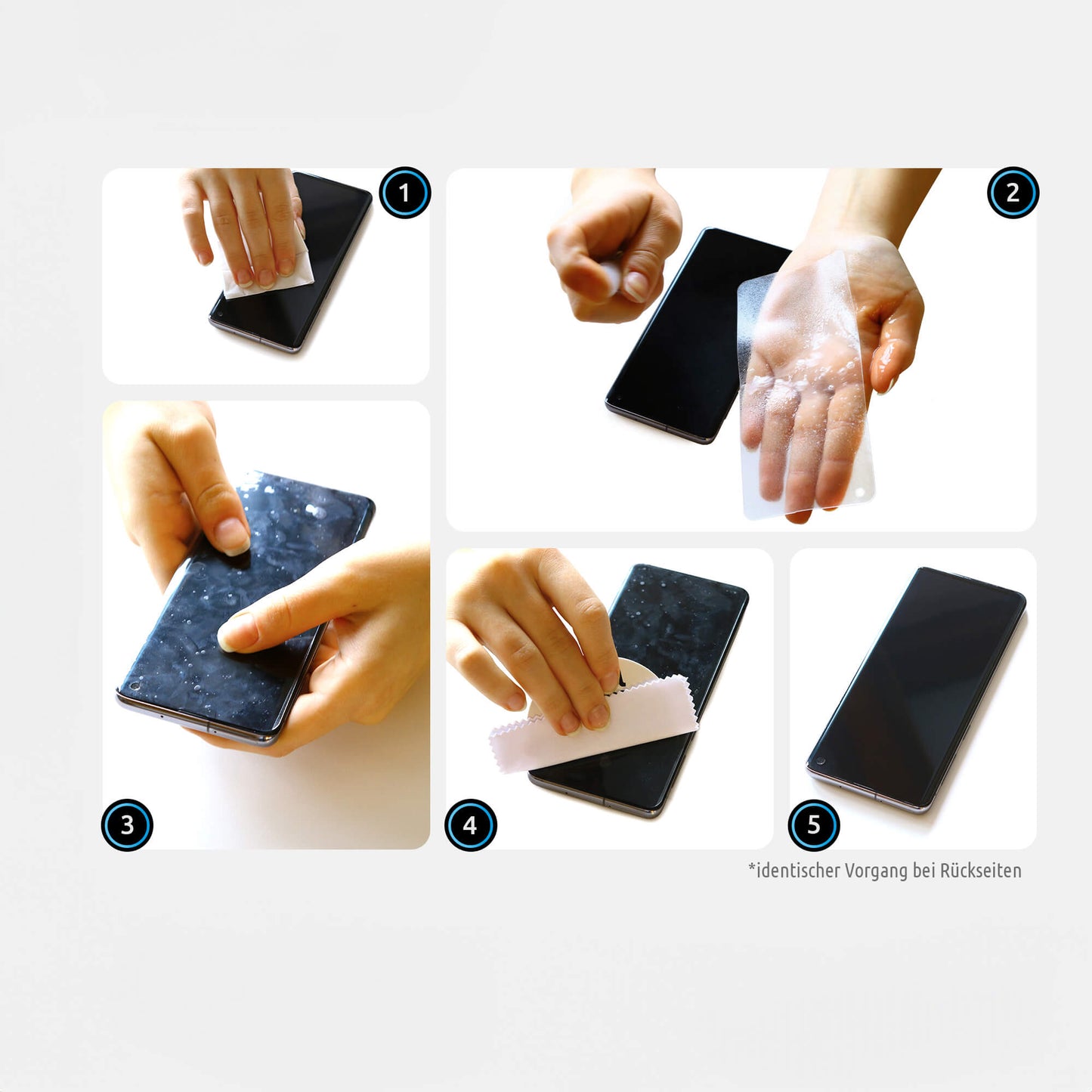 2x 3D Schutzfolie für Handydisplay