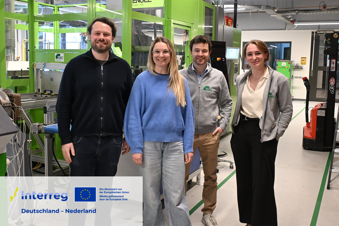 XLives Granulat Project Team Saxion TPAC Closd Kunststoffprodukte Recycling PA11 closdcases Handyhülle made in Germany hergestellt in Deutschland