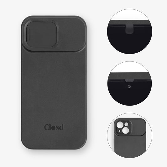 Closd phone case with camera cover front & back